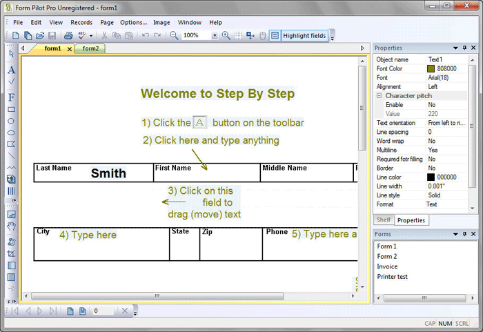 Form Pilot Pro Screenshot